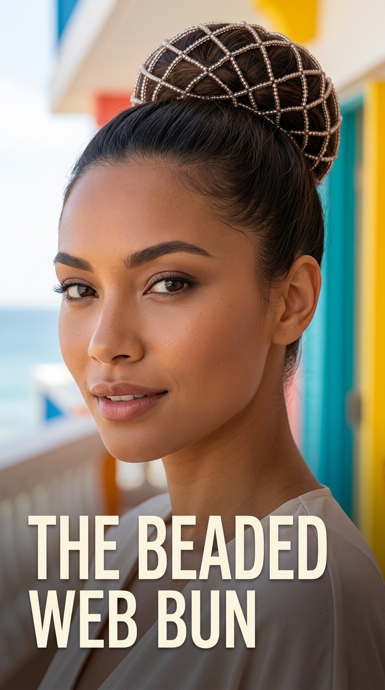 The Beaded Web Bun