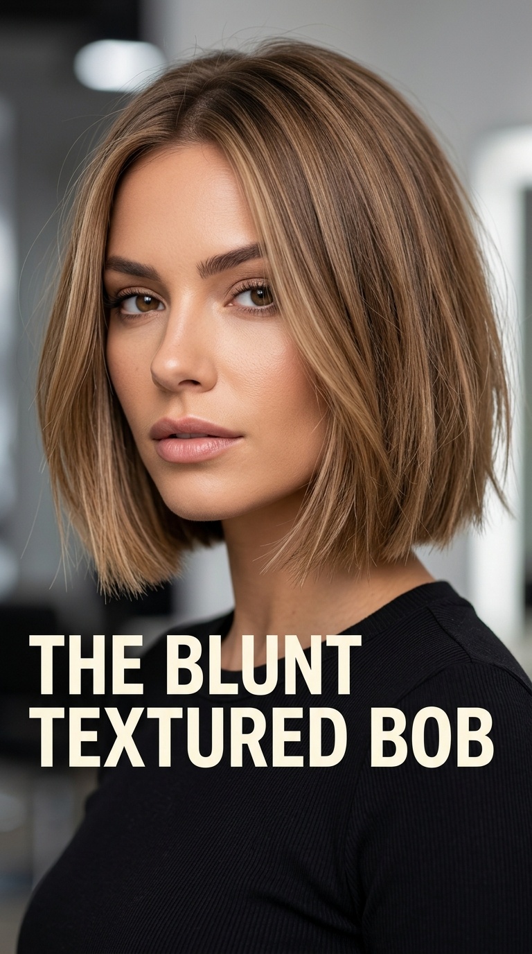 The Blunt Textured Bob