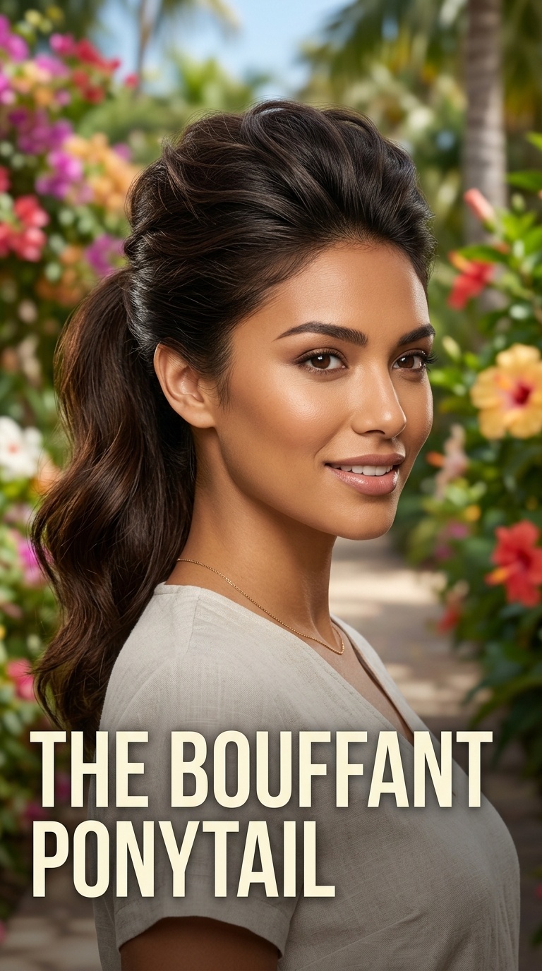 The Bouffant Ponytail