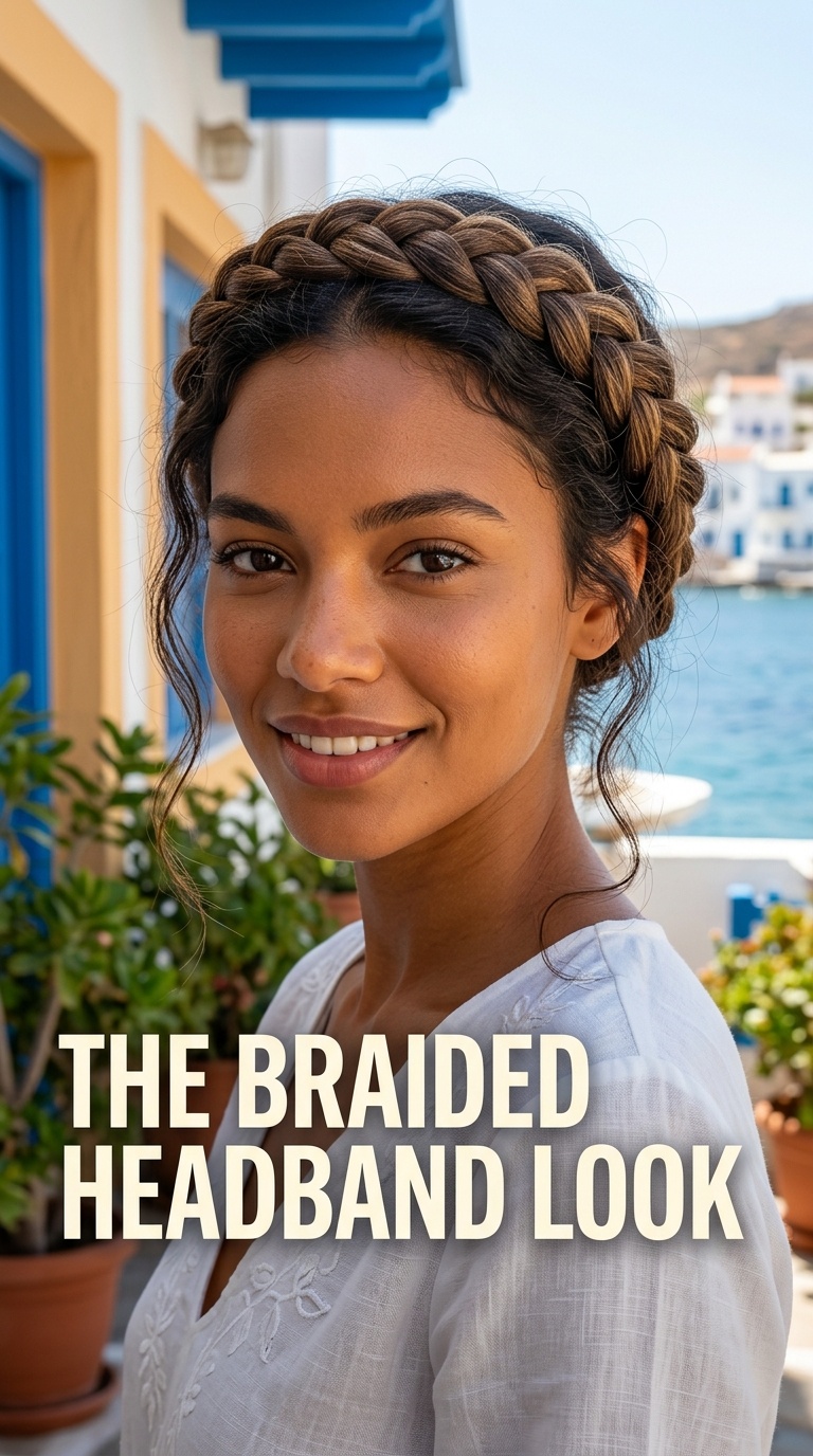 The Braided Headband Look
