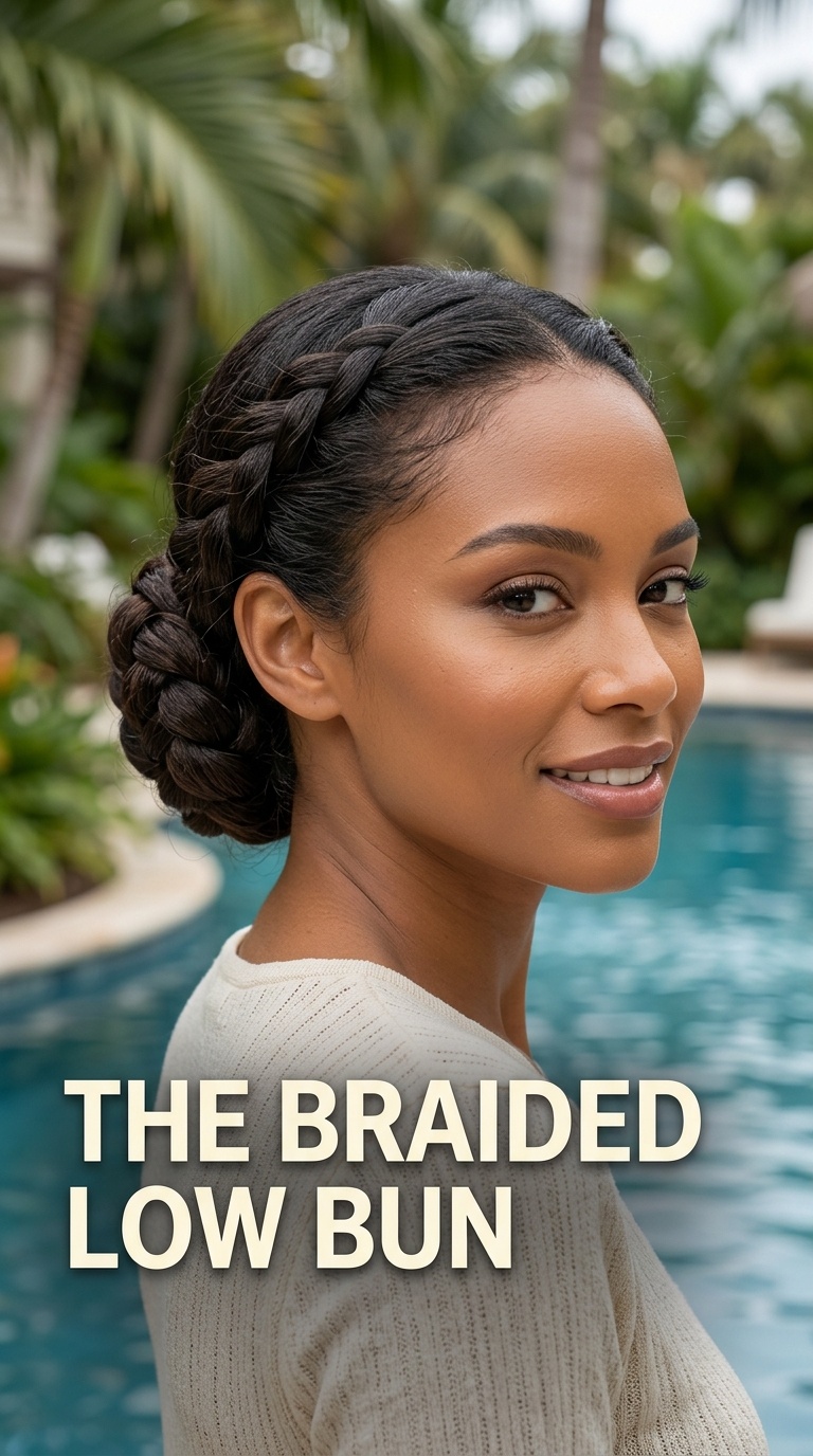 The Braided Low Bun