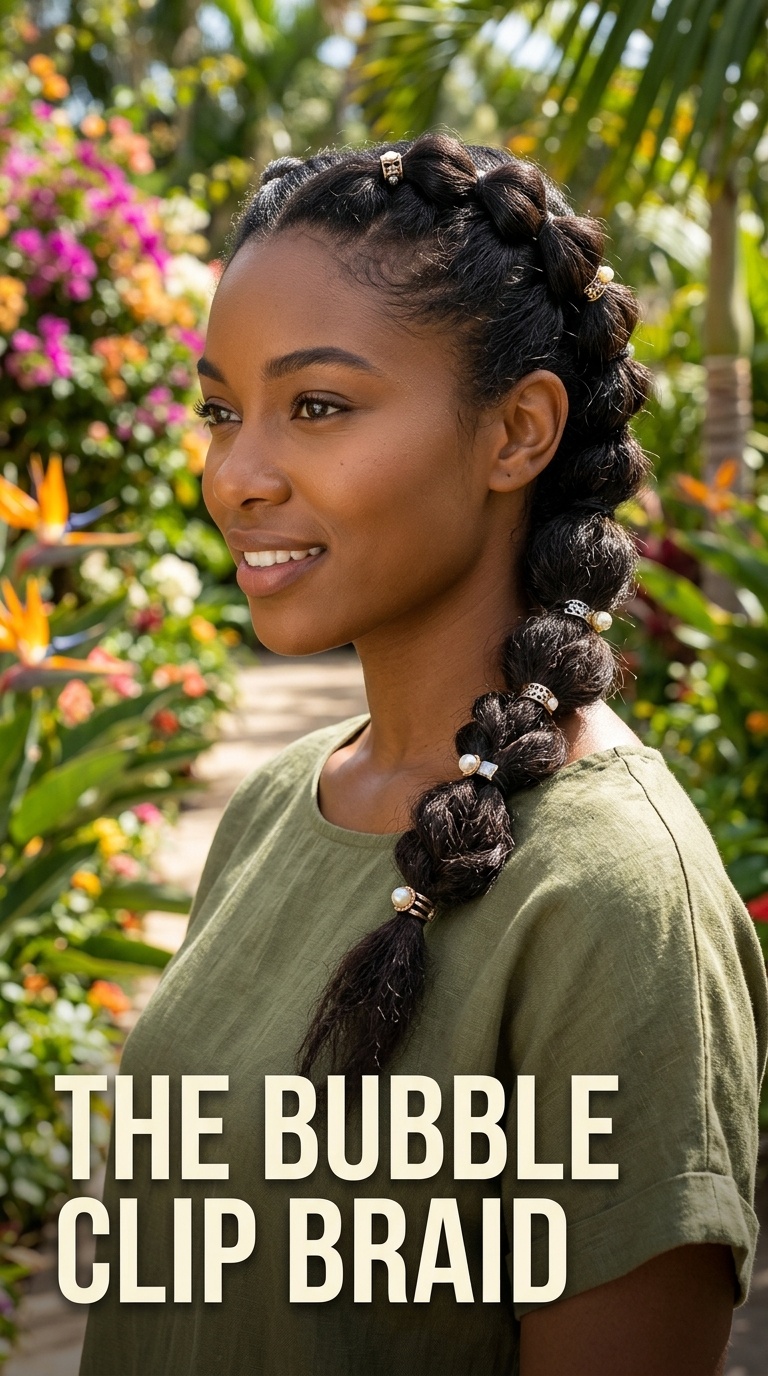 The Bubble Clip Braid