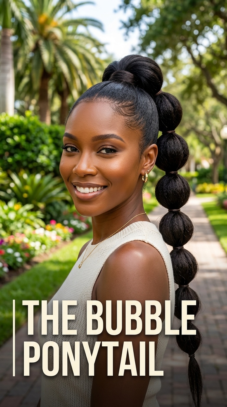 The Bubble Ponytail