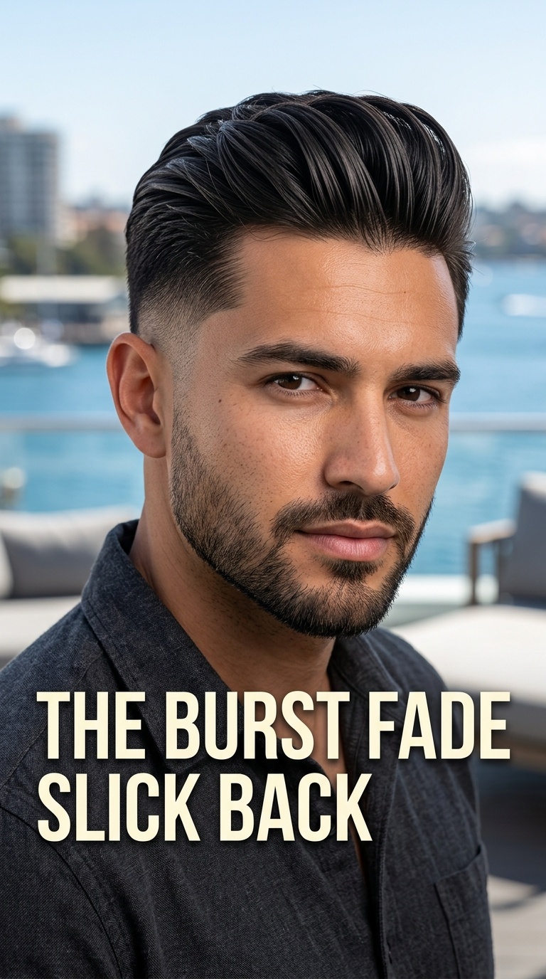 The Burst Fade Slick Back
