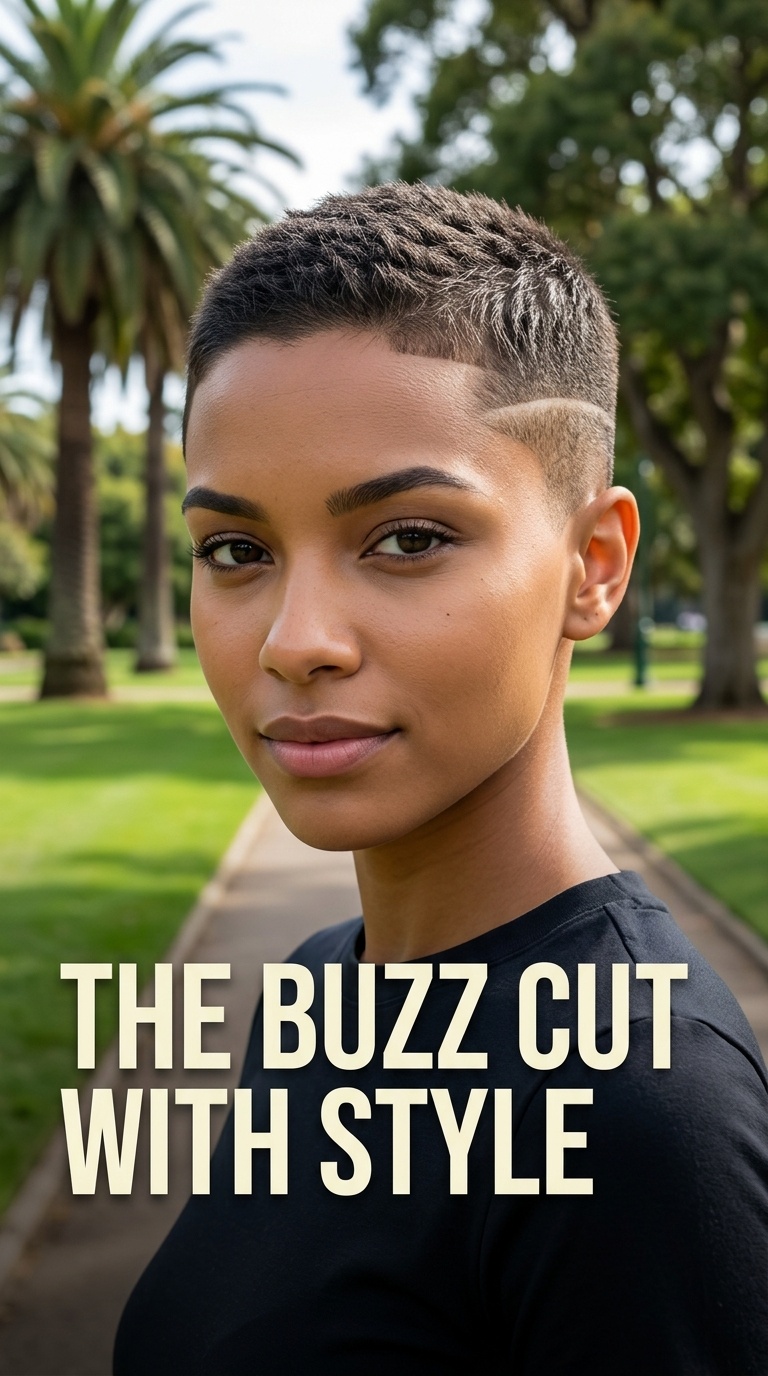 The Buzz Cut with Style