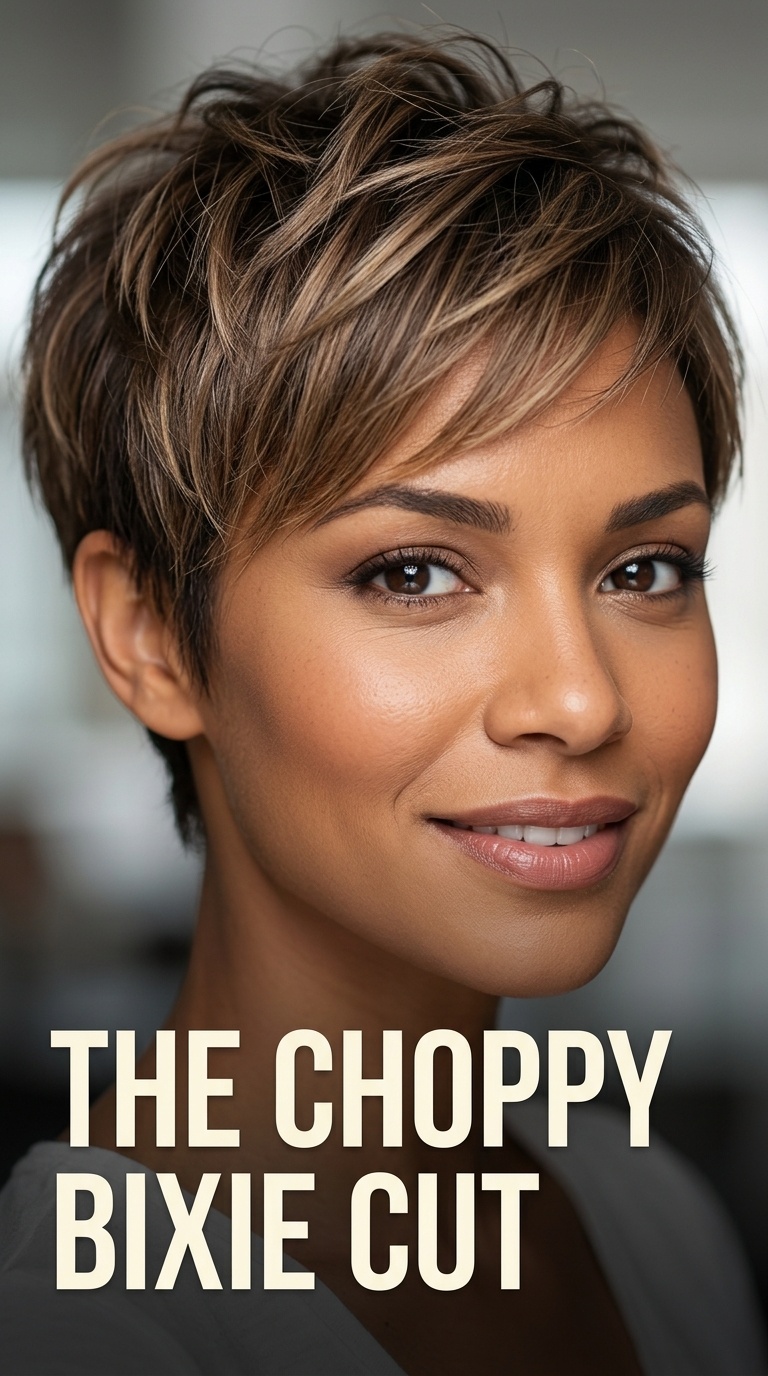The Choppy Bixie Cut