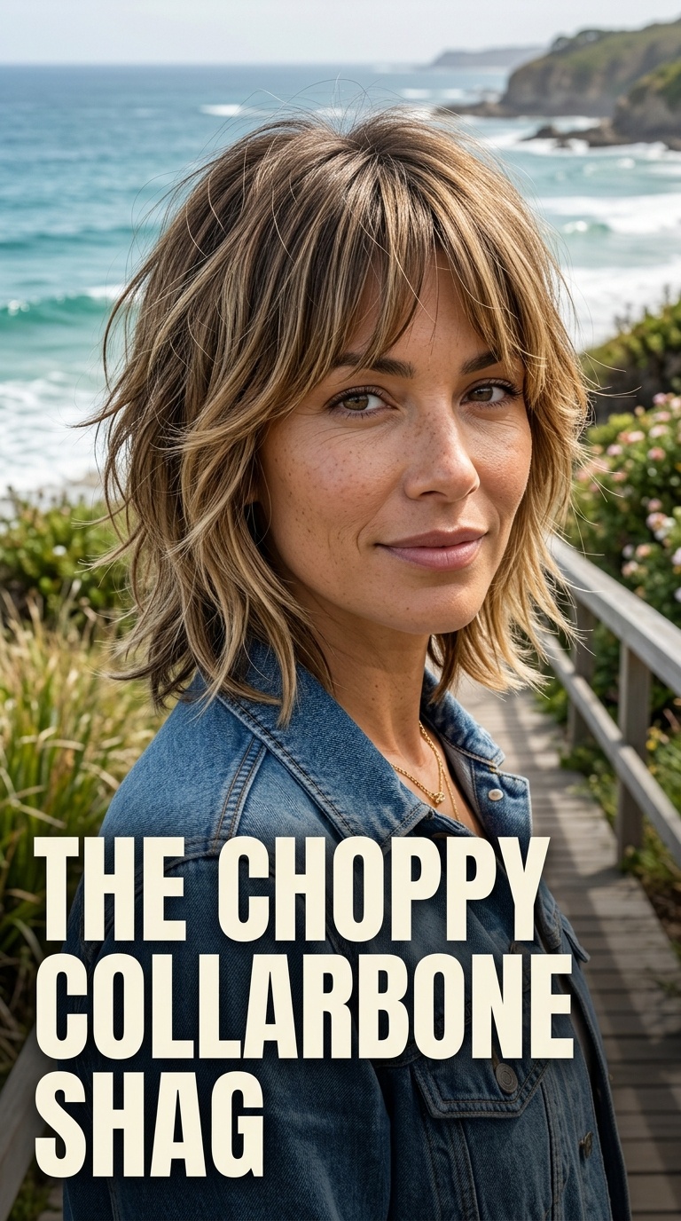 The Choppy Collarbone Shag