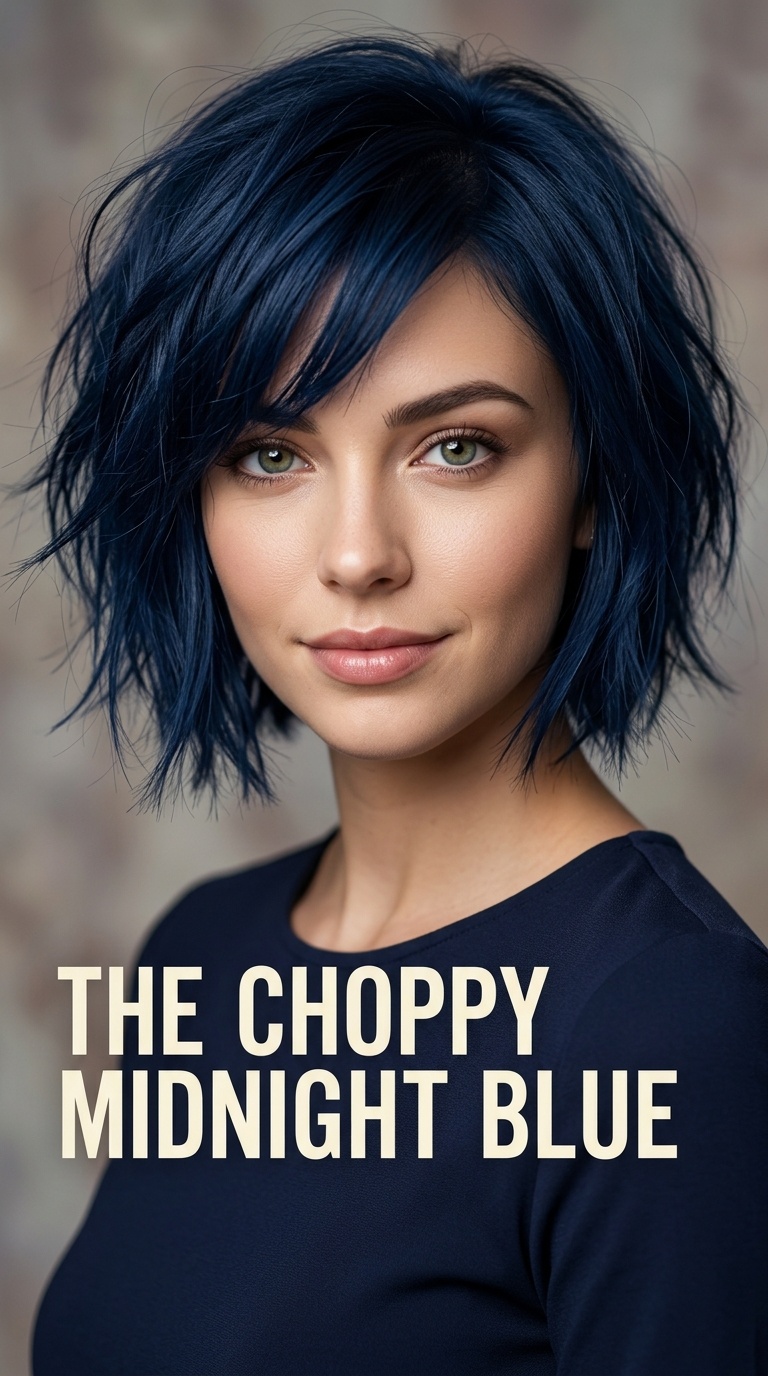 The Choppy Midnight Blue Bob