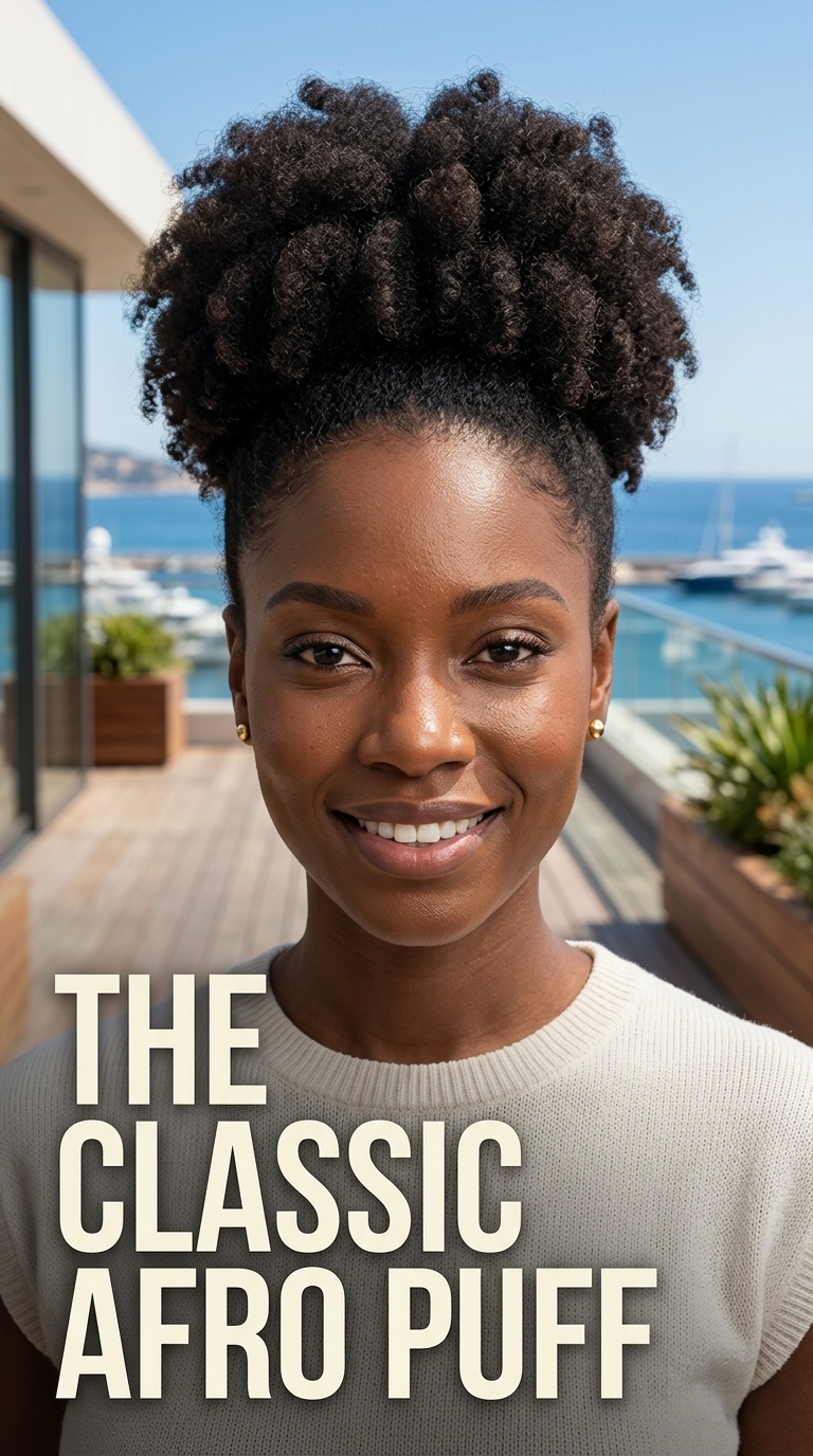 The Classic Afro Puff