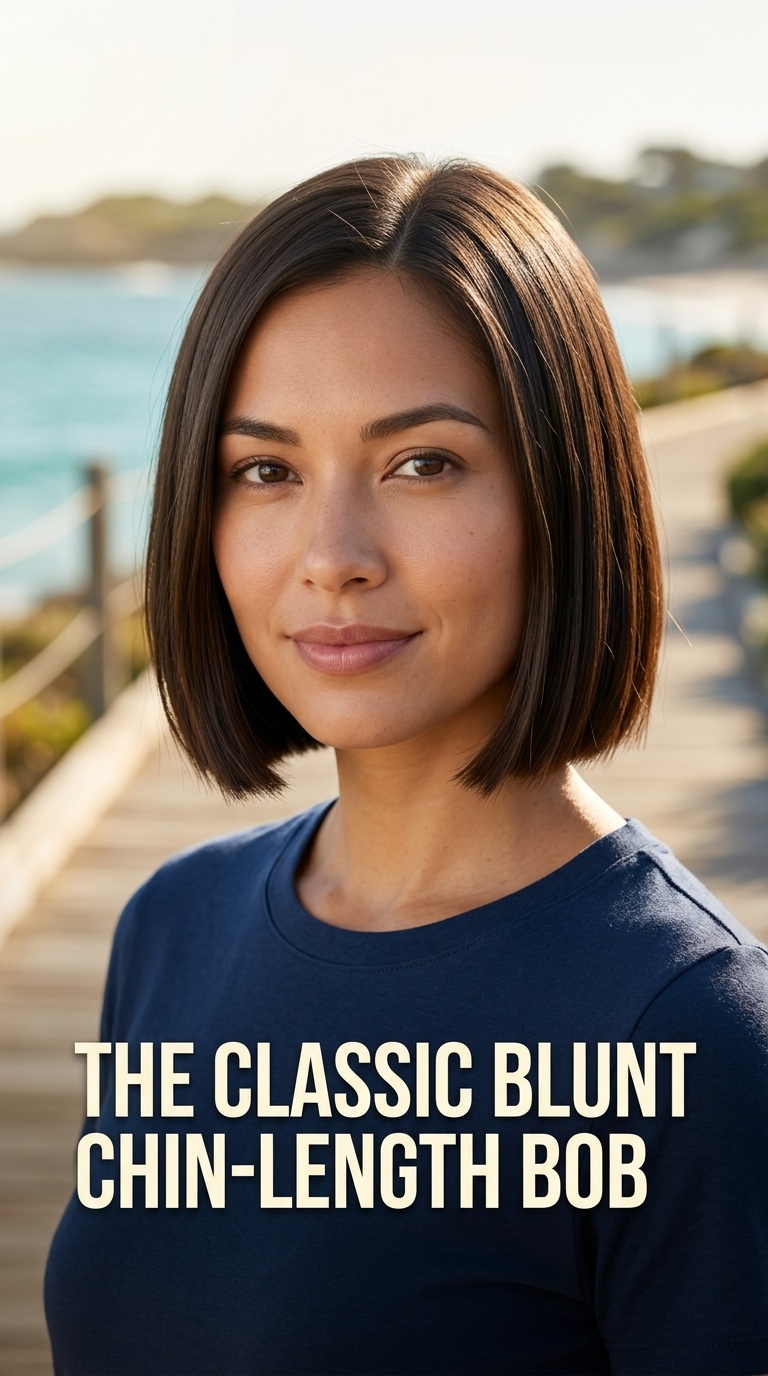 The Classic Blunt Chin-Length Bob