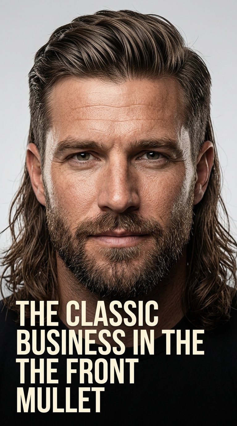 The Classic Business in the Front Mullet