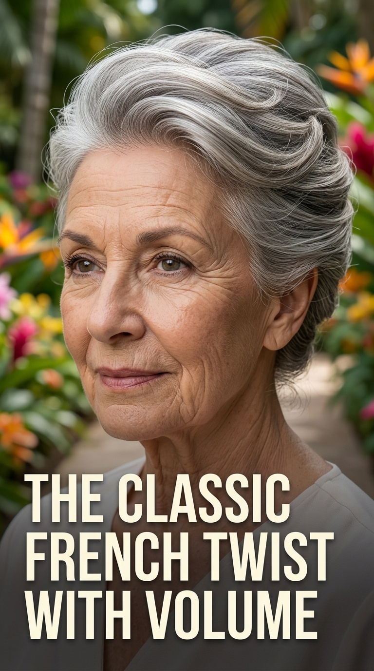 The Classic French Twist with Volume