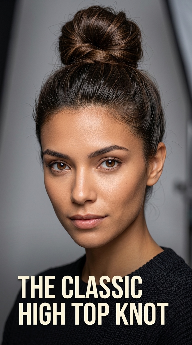 The Classic High Top Knot