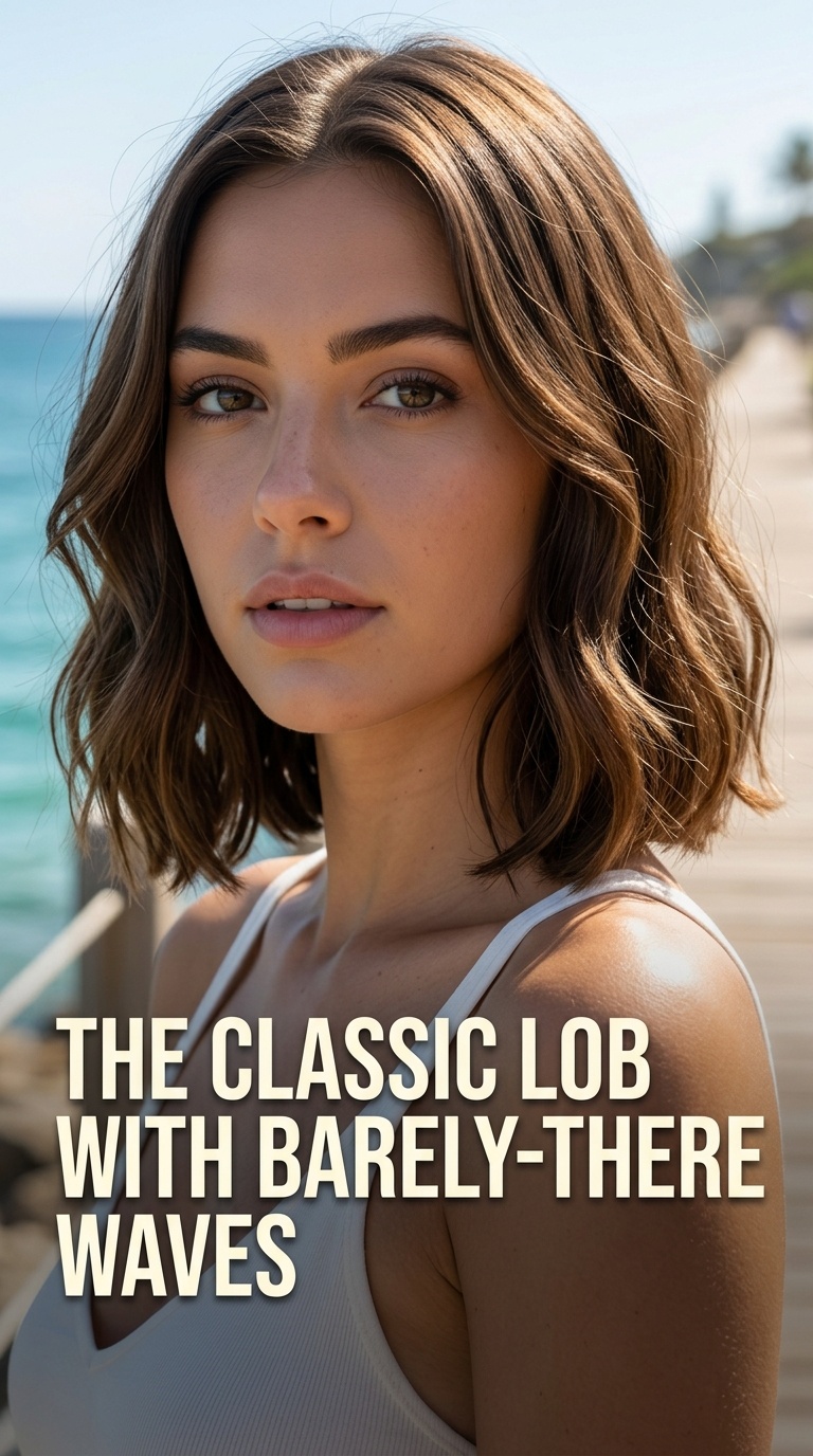 The Classic Lob with Barely-There Waves