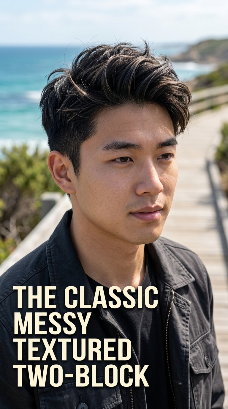 The Classic Messy Textured Two-Block