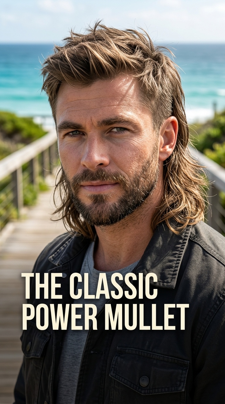The Classic Power Mullet