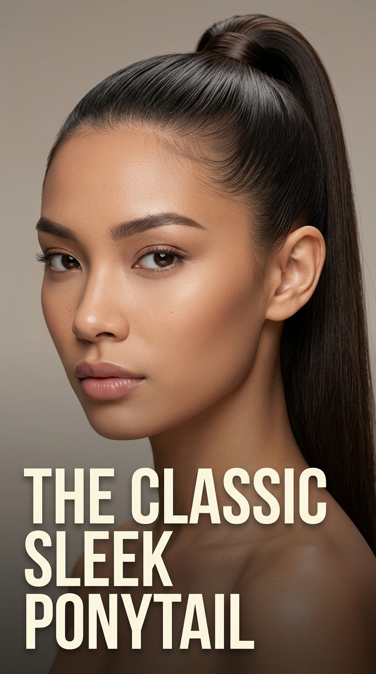 The Classic Sleek Ponytail