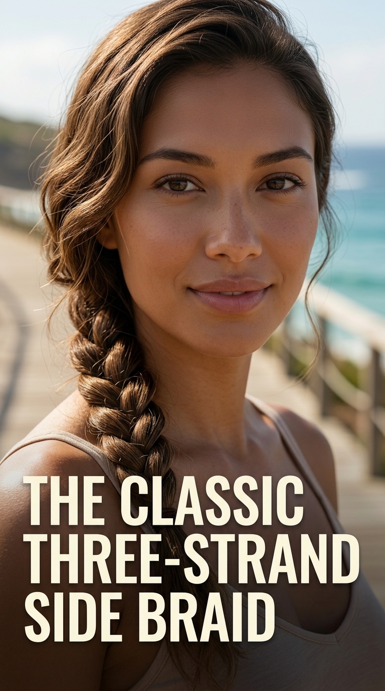 The Classic Three-Strand Side Braid