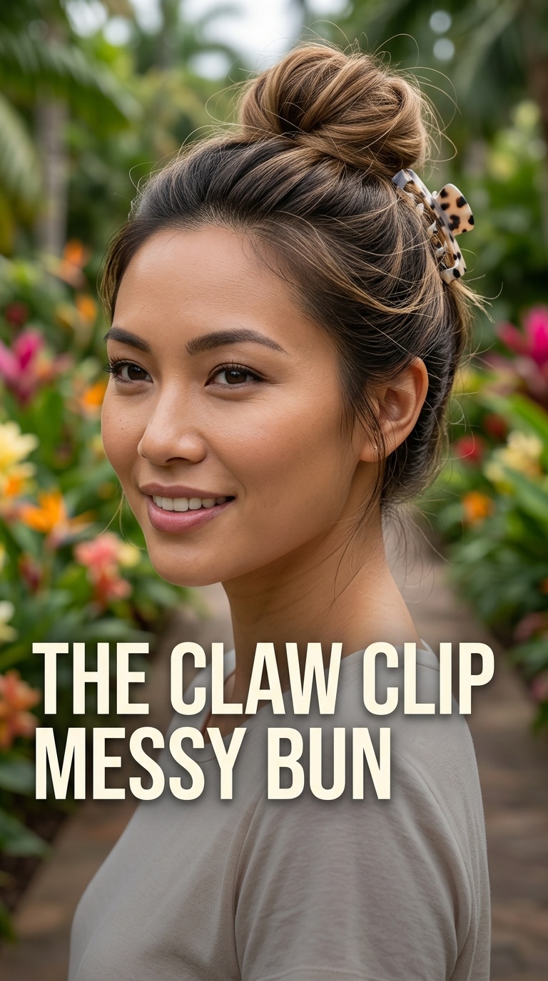 The Claw Clip Messy Bun