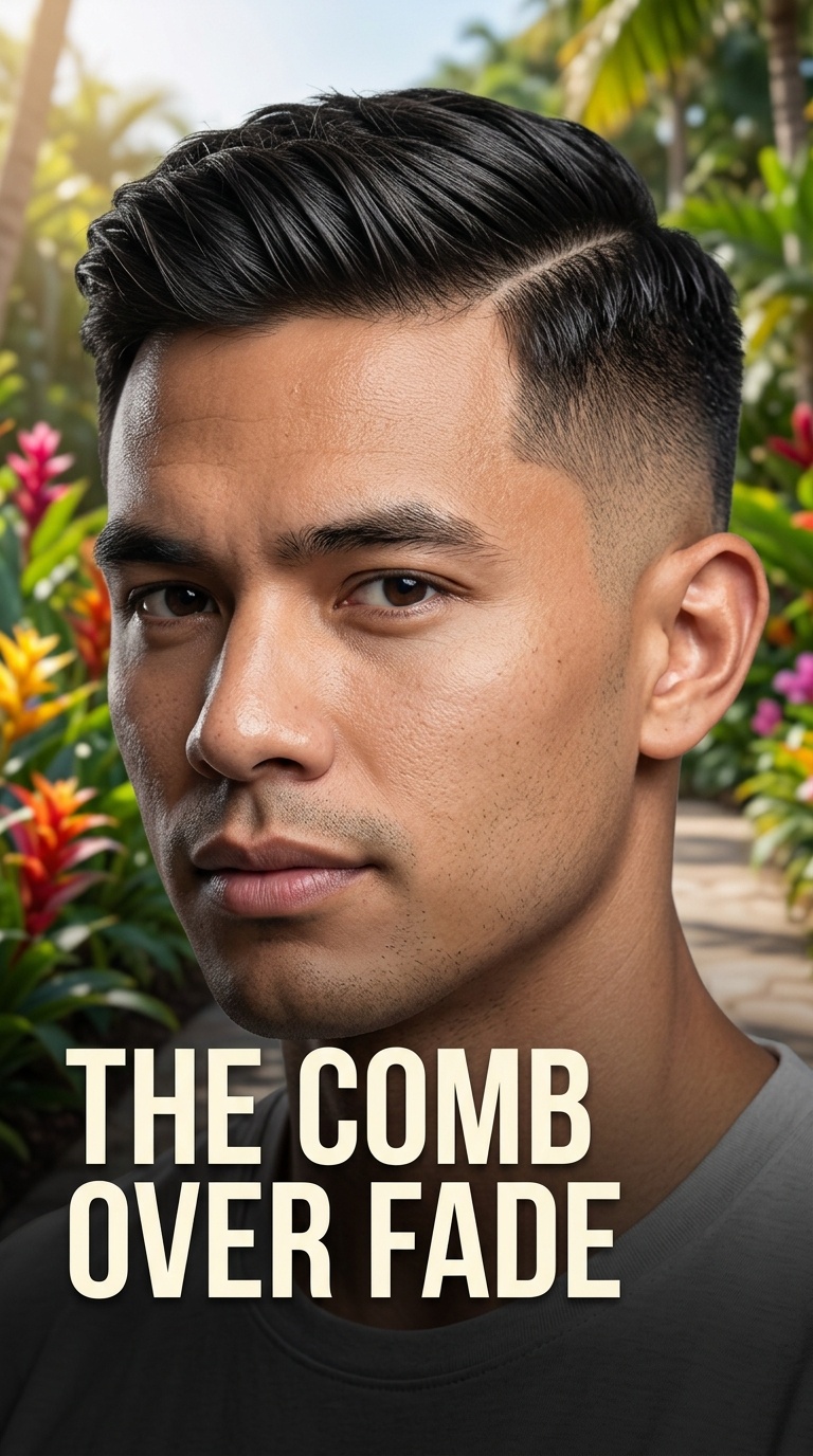 The Comb Over Fade