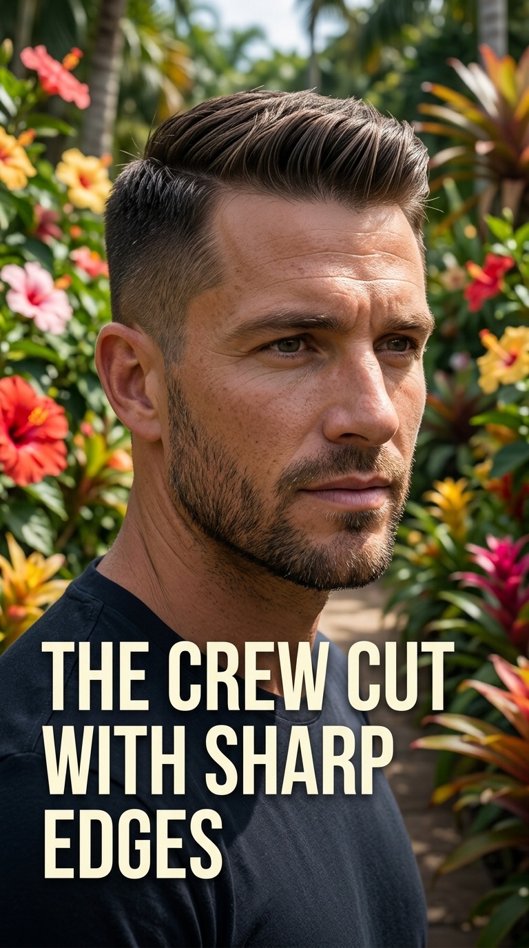 The Crew Cut with Sharp Edges