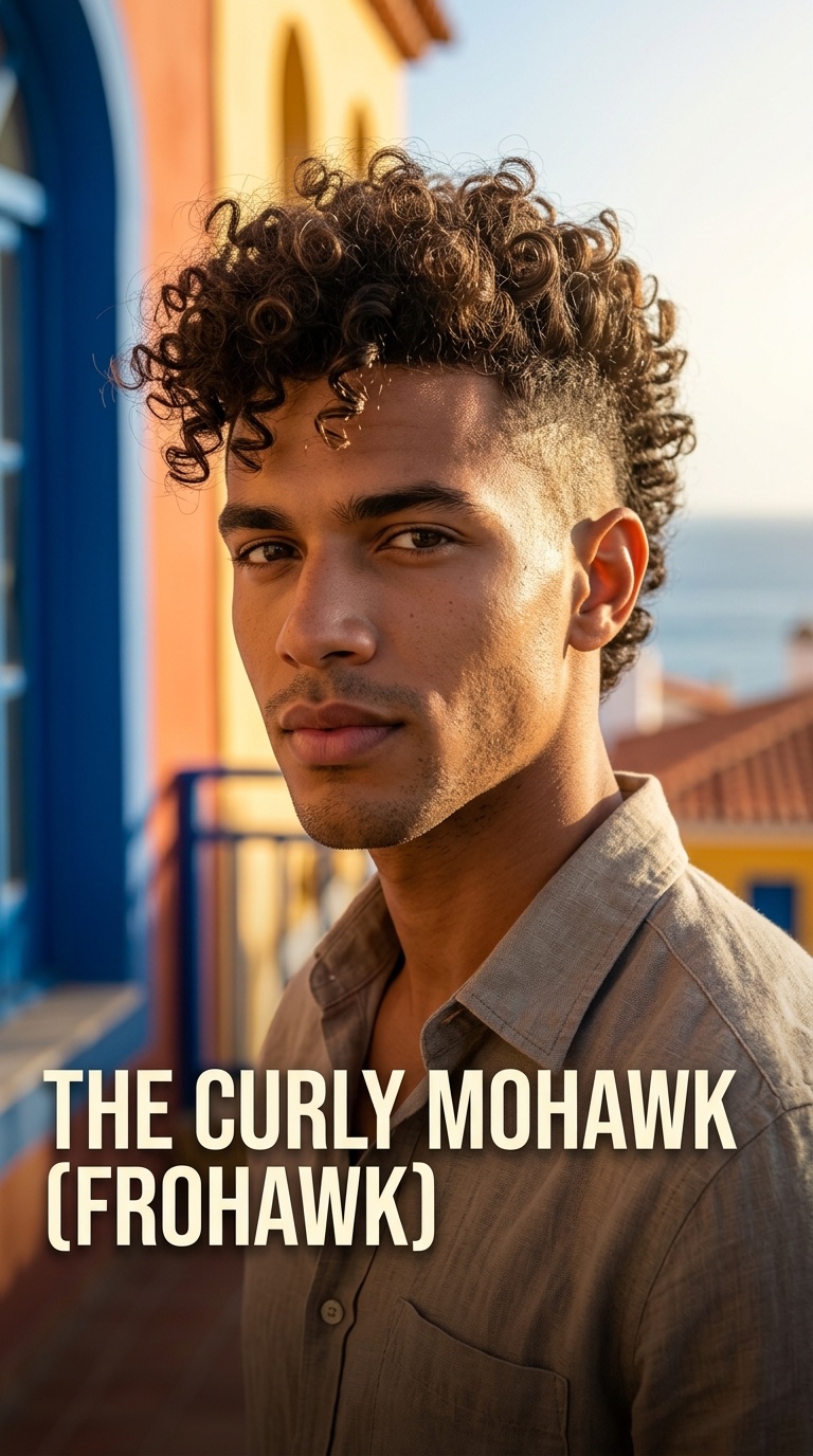 The Curly Mohawk (Frohawk)