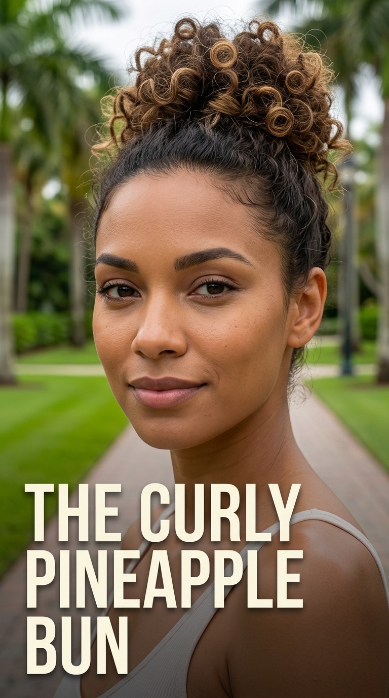 The Curly Pineapple Bun