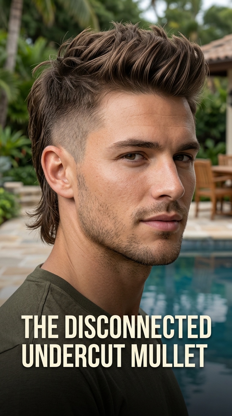 The Disconnected Undercut Mullet
