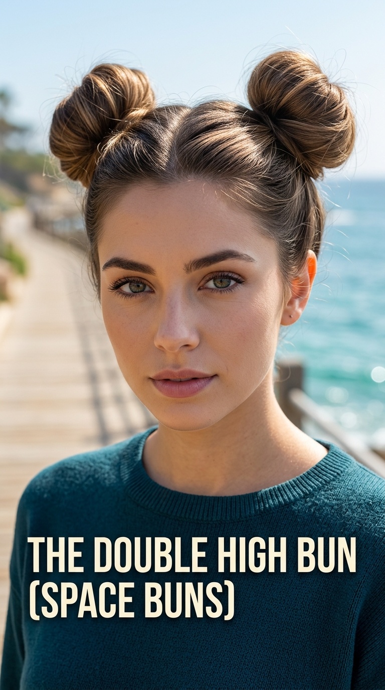 The Double High Bun (Space Buns)