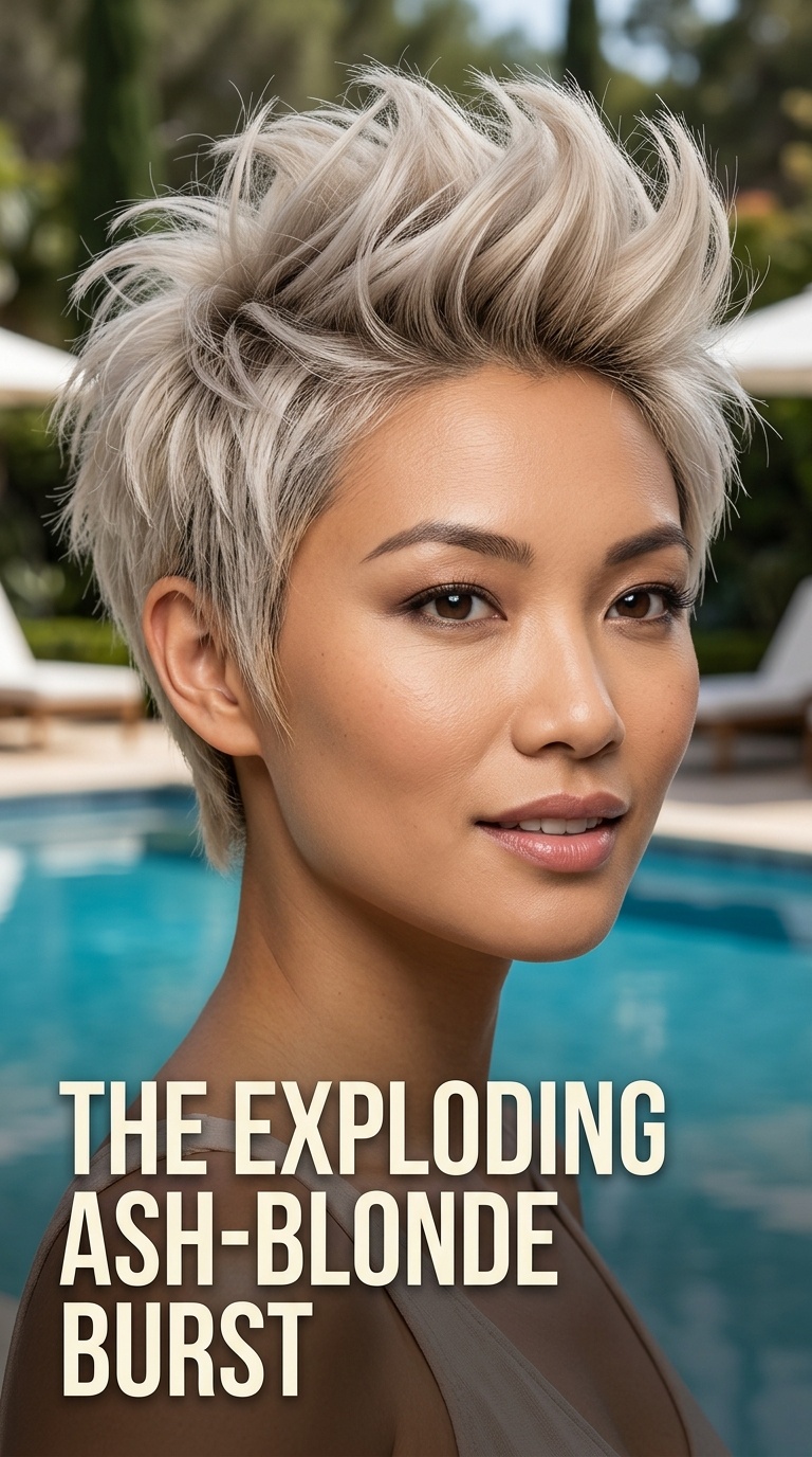 The Exploding Ash-Blonde Burst
