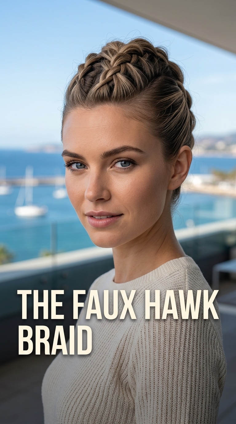 The Faux Hawk Braid