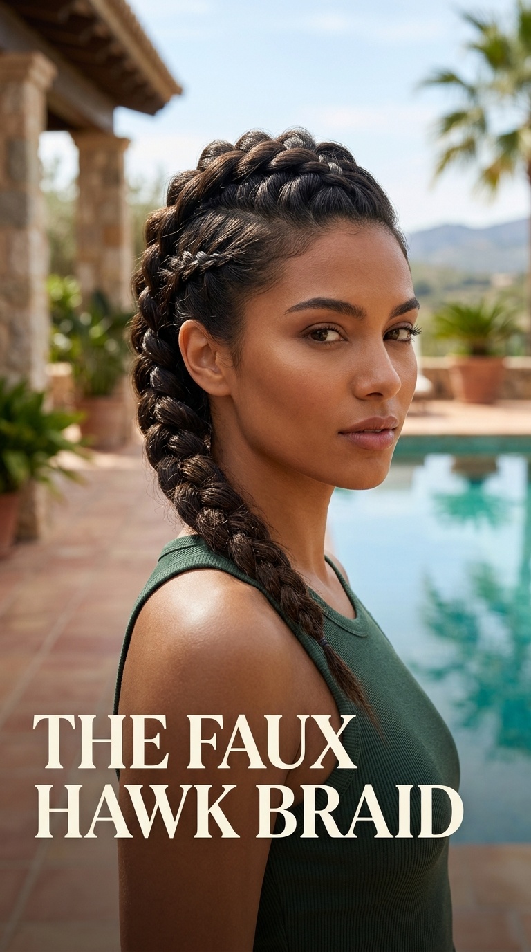 The Faux Hawk Braid