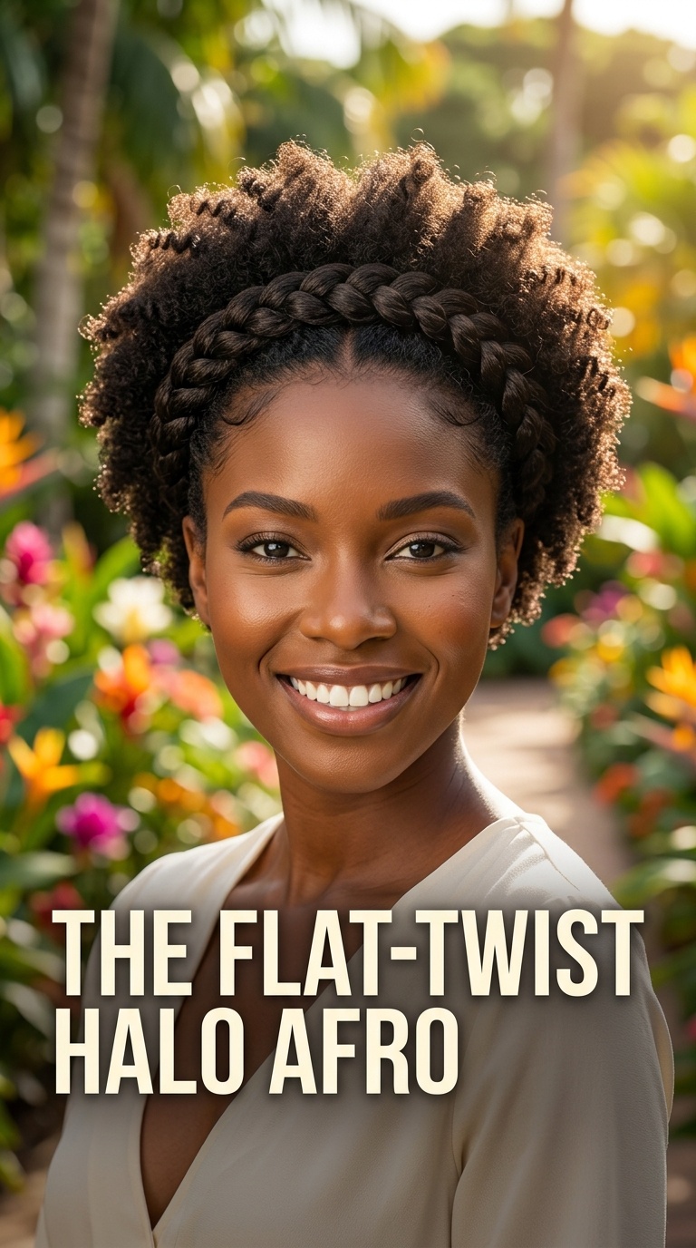 The Flat-Twist Halo Afro
