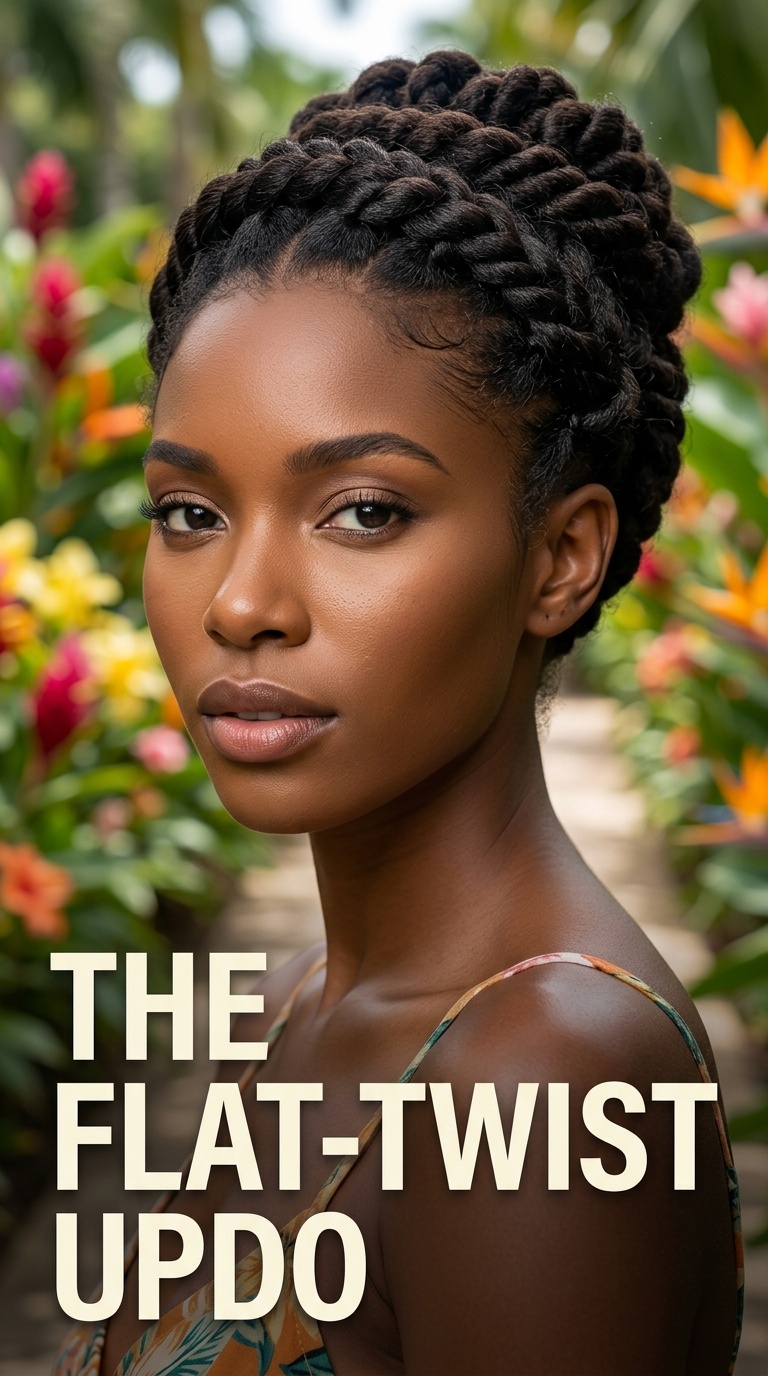 The Flat-Twist Updo