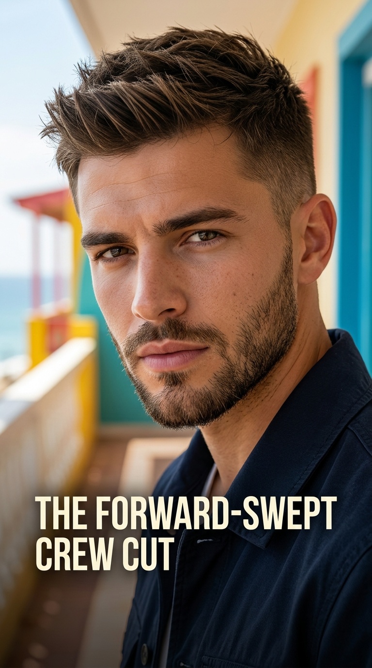 The Forward-Swept Crew Cut