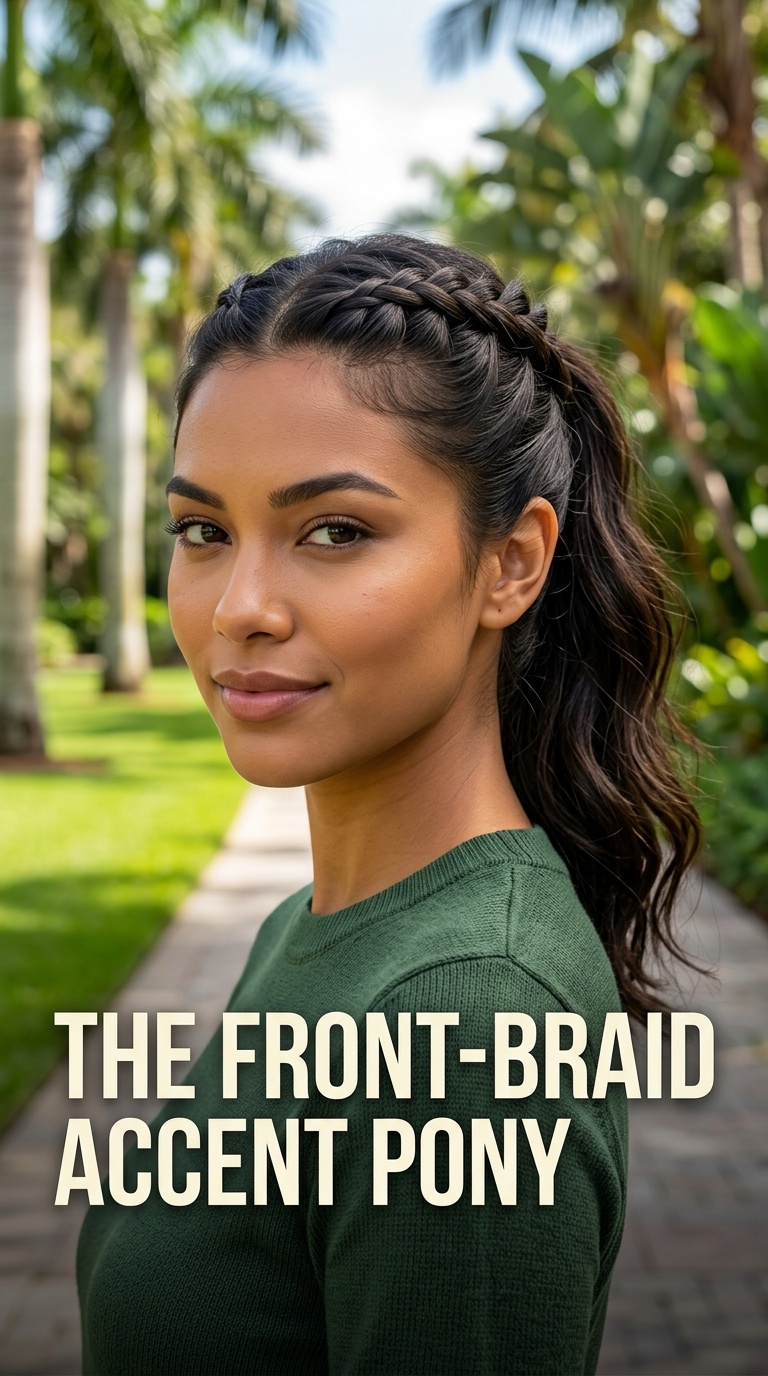 The Front-Braid Accent Pony