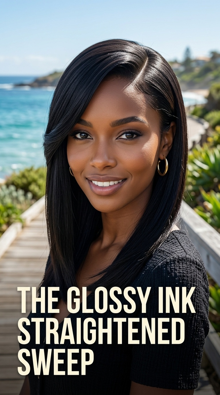 The Glossy Ink Straightened Sweep