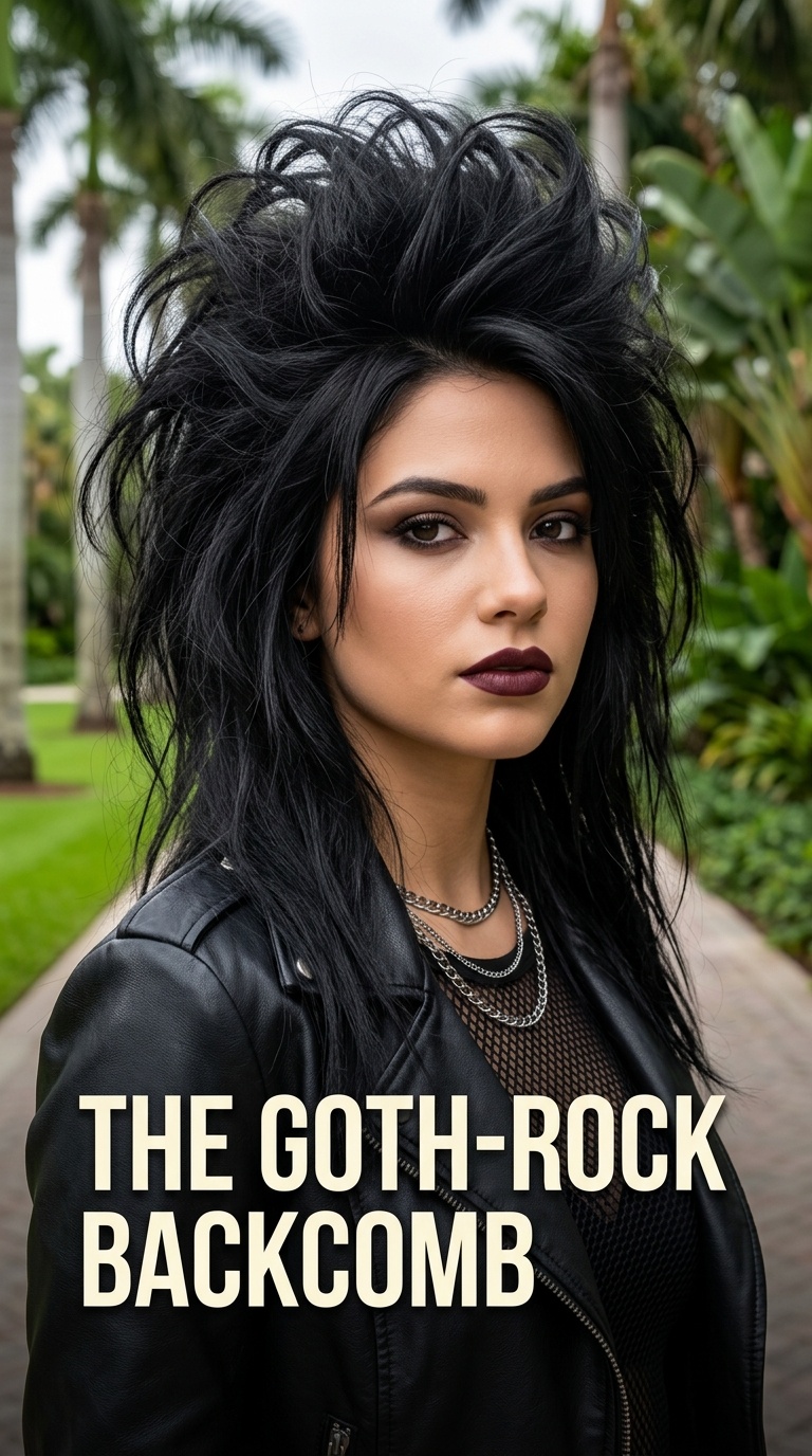 The Goth-Rock Backcomb