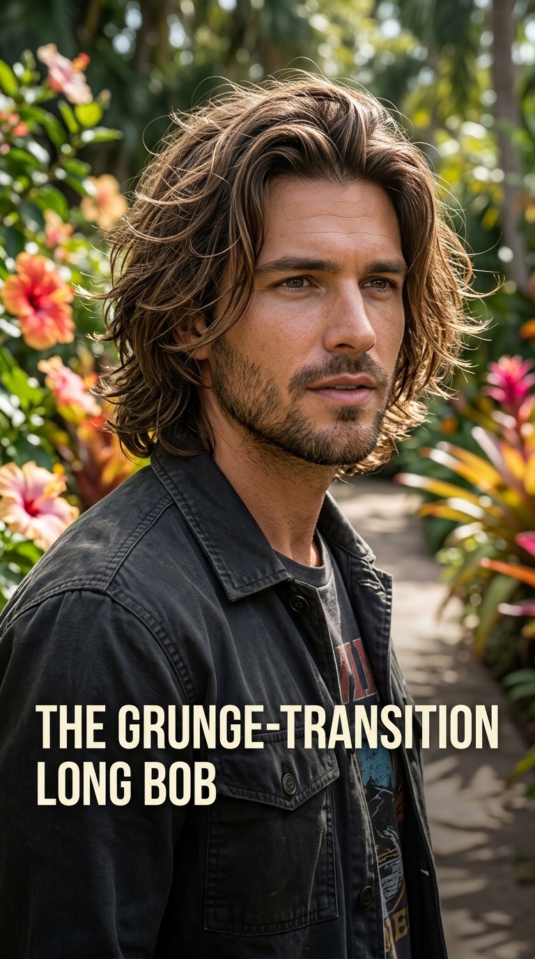 The Grunge-Transition Long Bob
