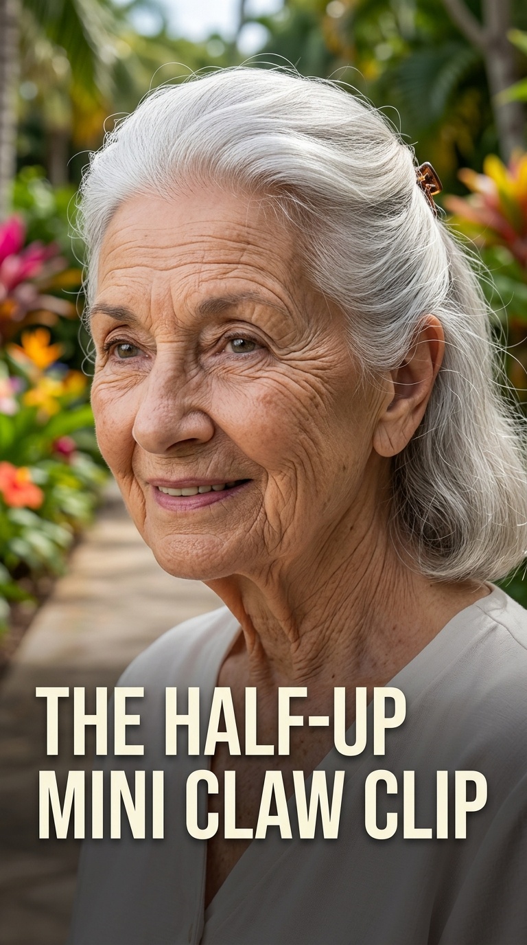 The Half-Up Mini Claw Clip
