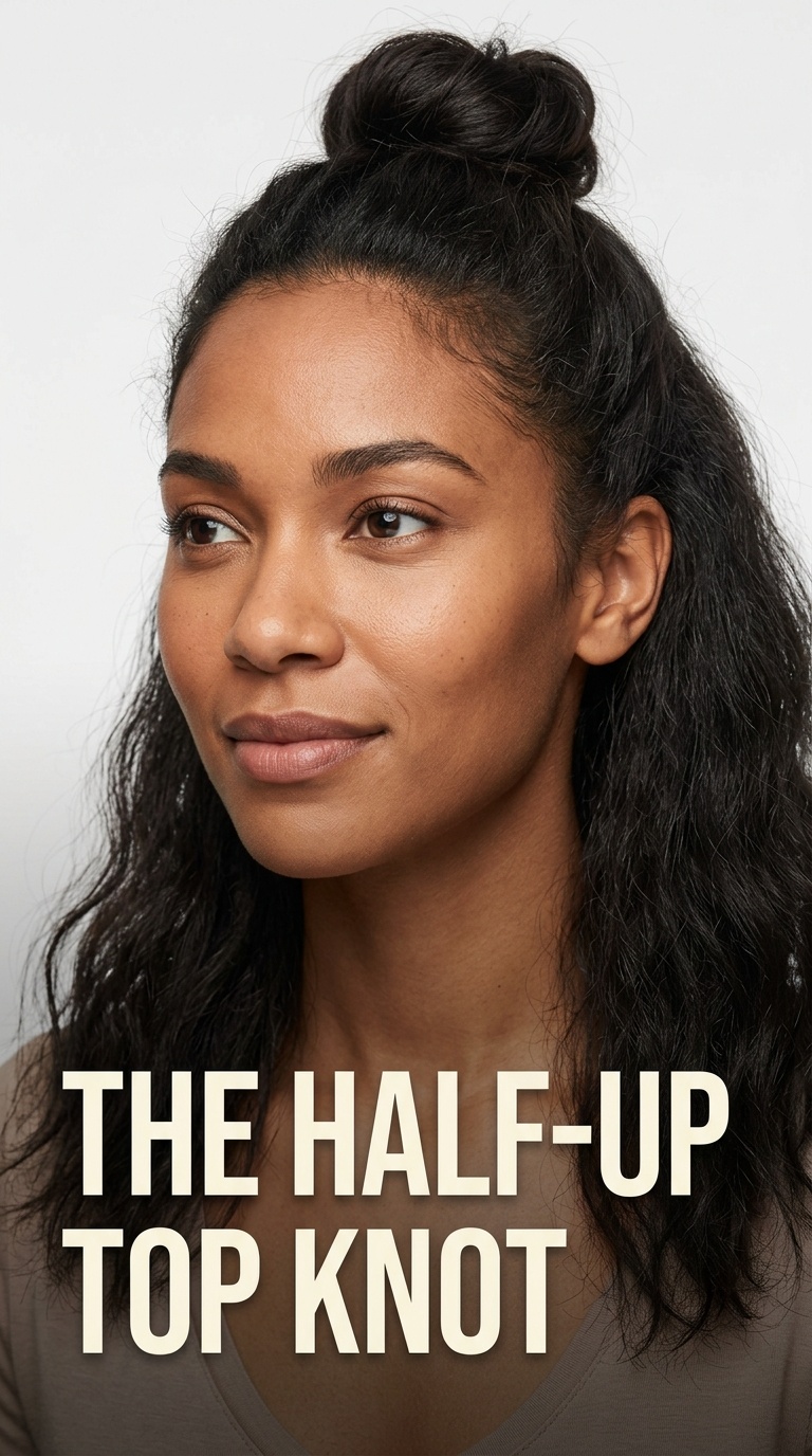 The Half-Up Top Knot