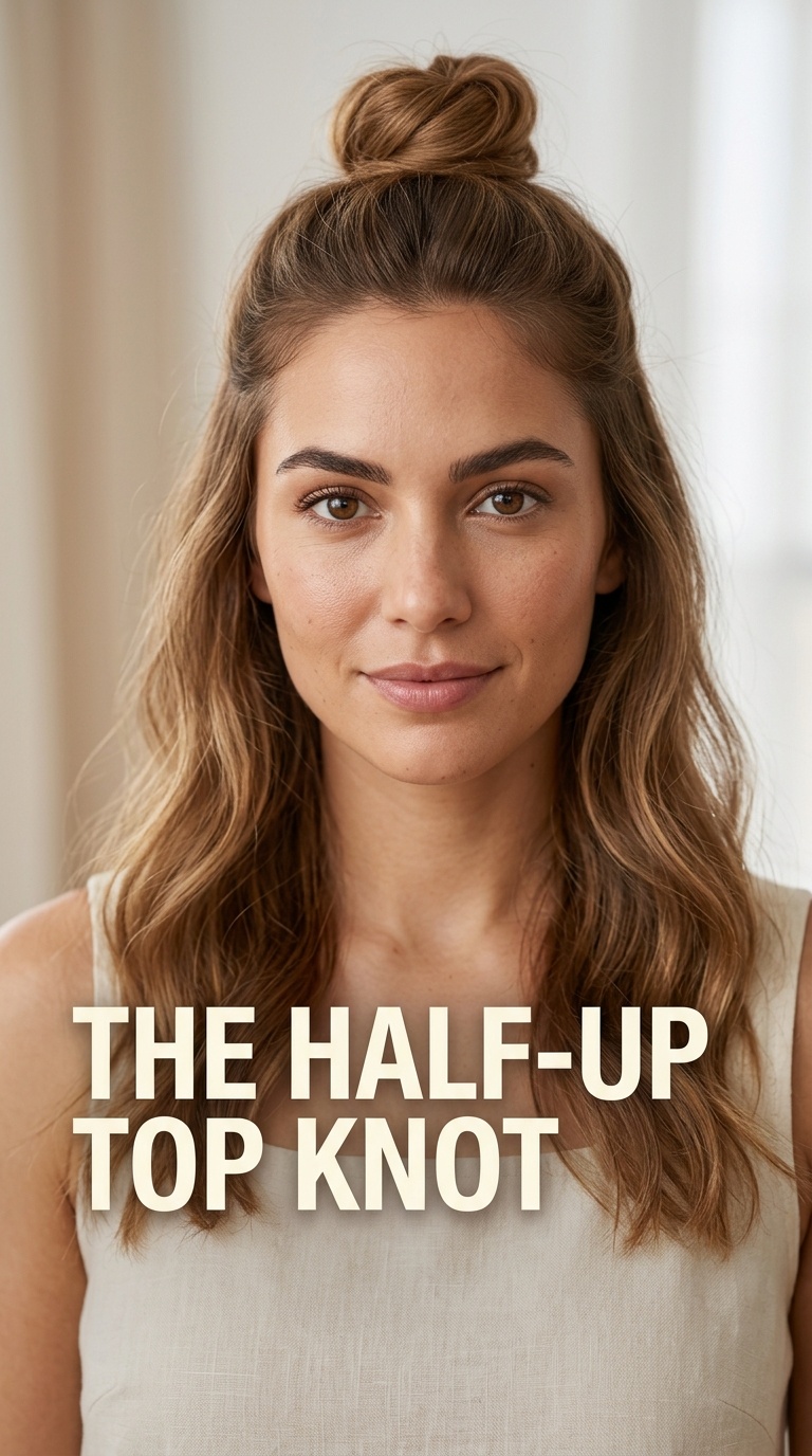 The Half-Up Top Knot