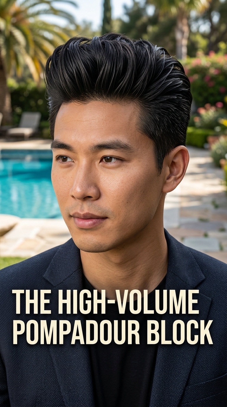 The High-Volume Pompadour Block