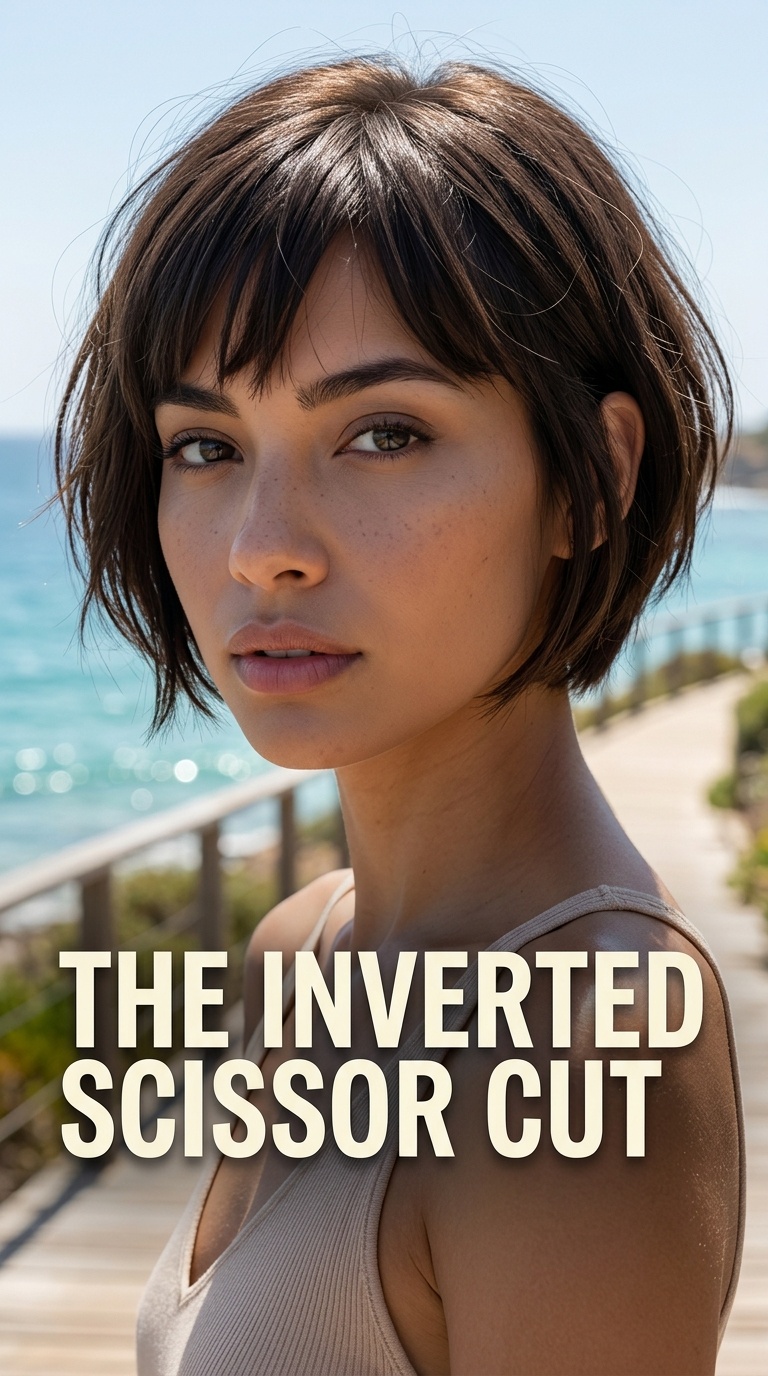 The Inverted Scissor Cut
