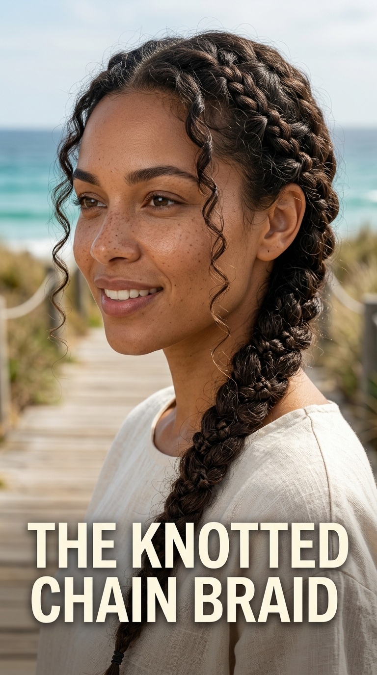 The Knotted Chain Braid