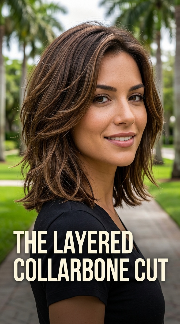 The Layered Collarbone Cut