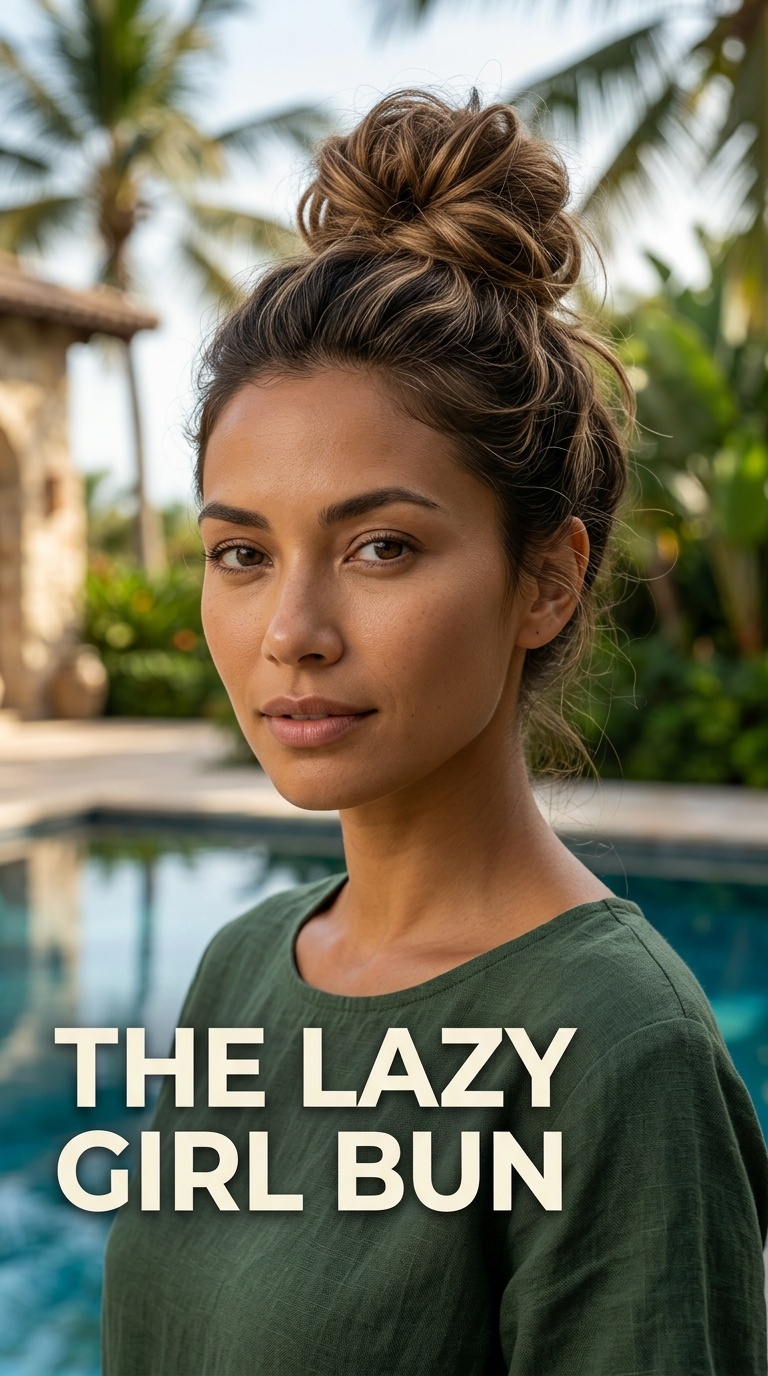 The Lazy Girl Bun