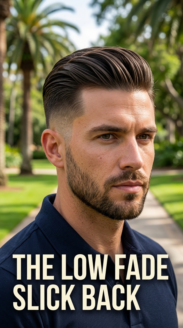 The Low Fade Slick Back