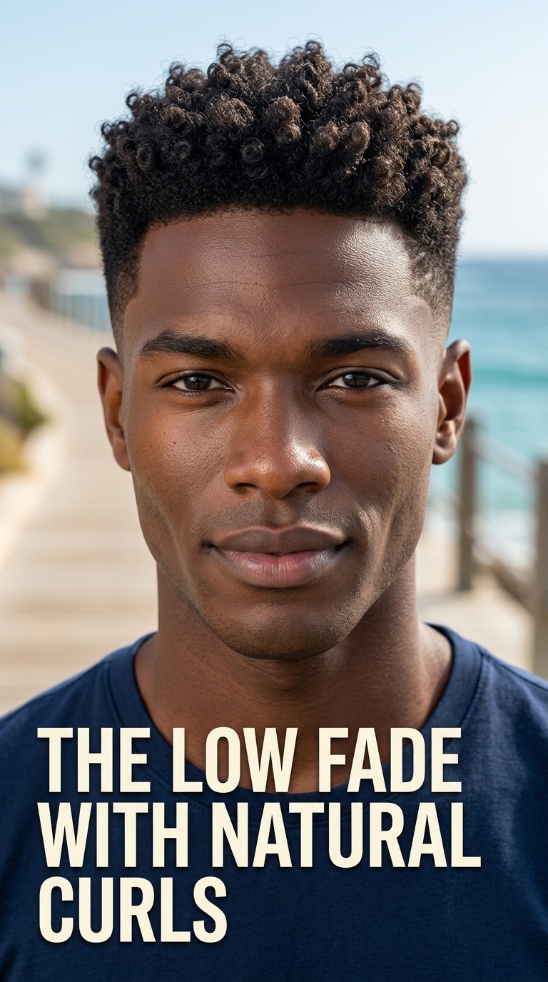 The Low Fade with Natural Curls