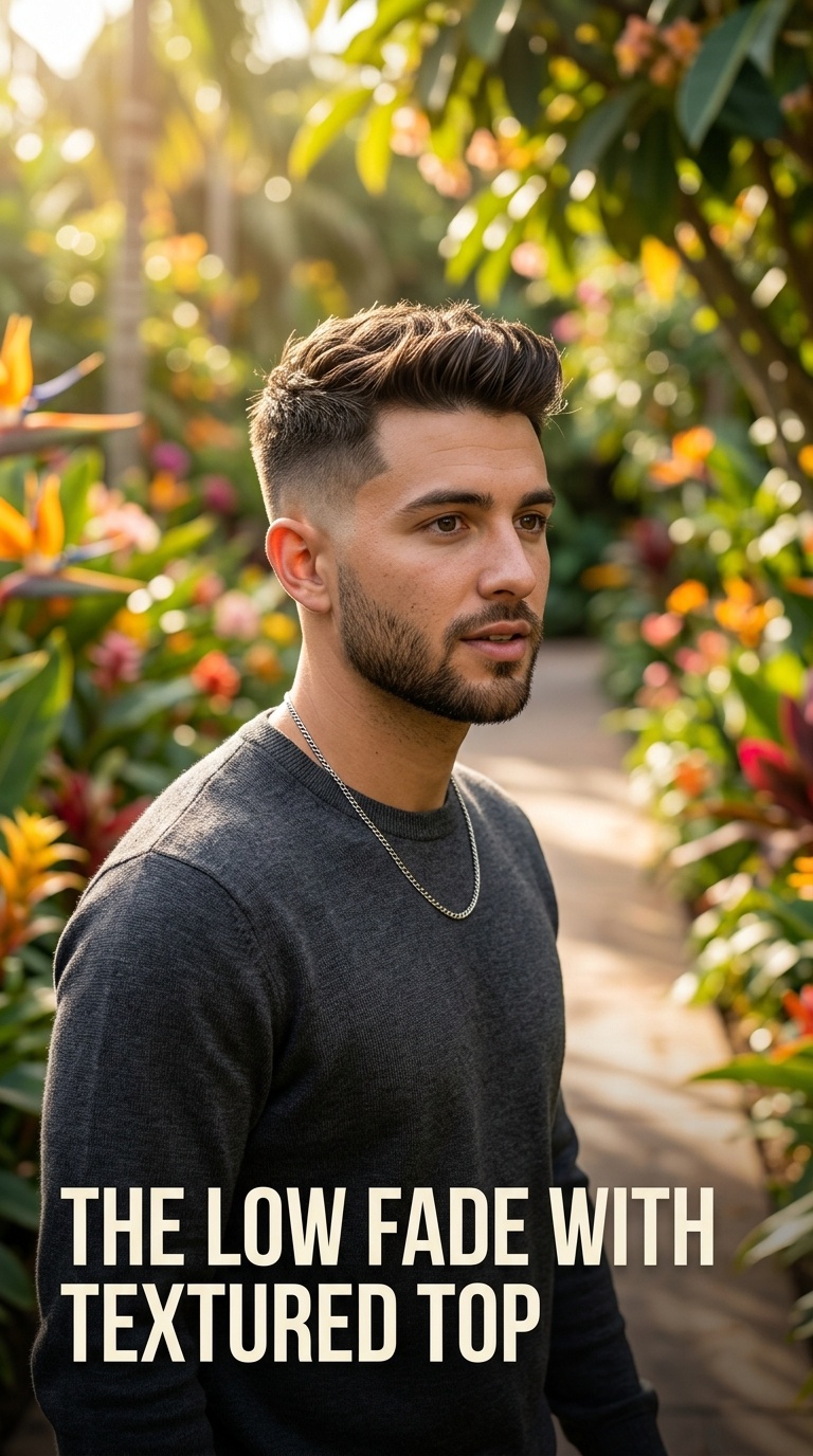 The Low Fade with Textured Top